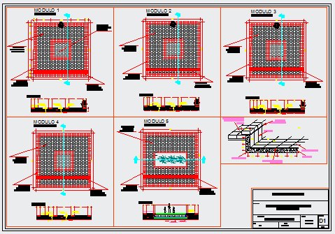 Paving plane details design drawing