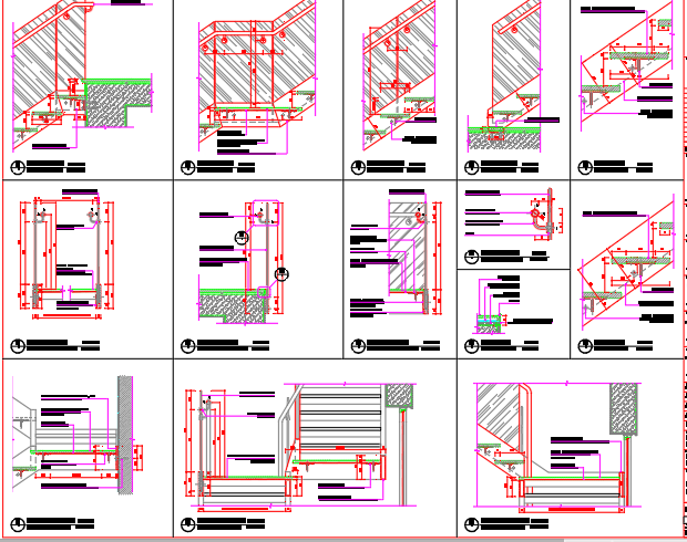 Penthouse stairs details 
