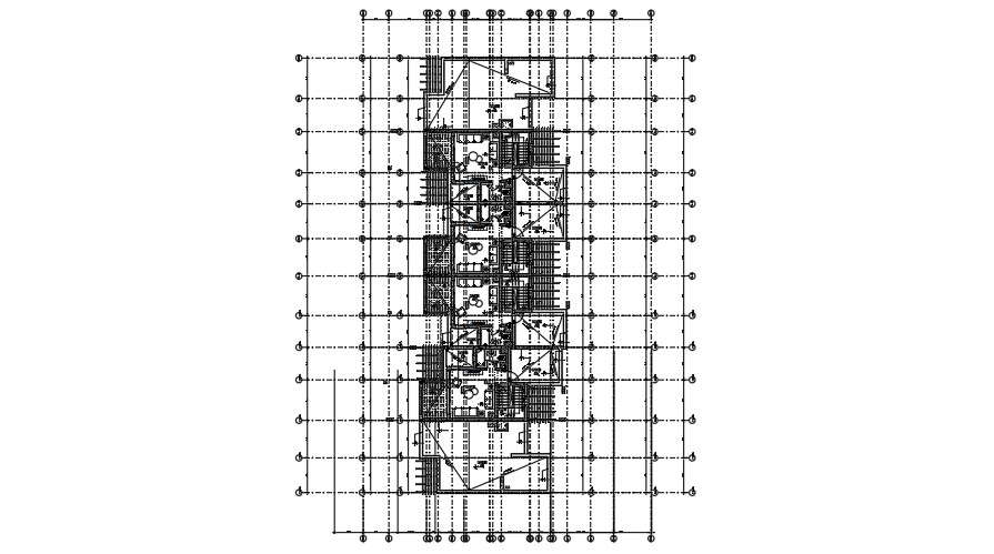 Penthouse Column Plotting plan.