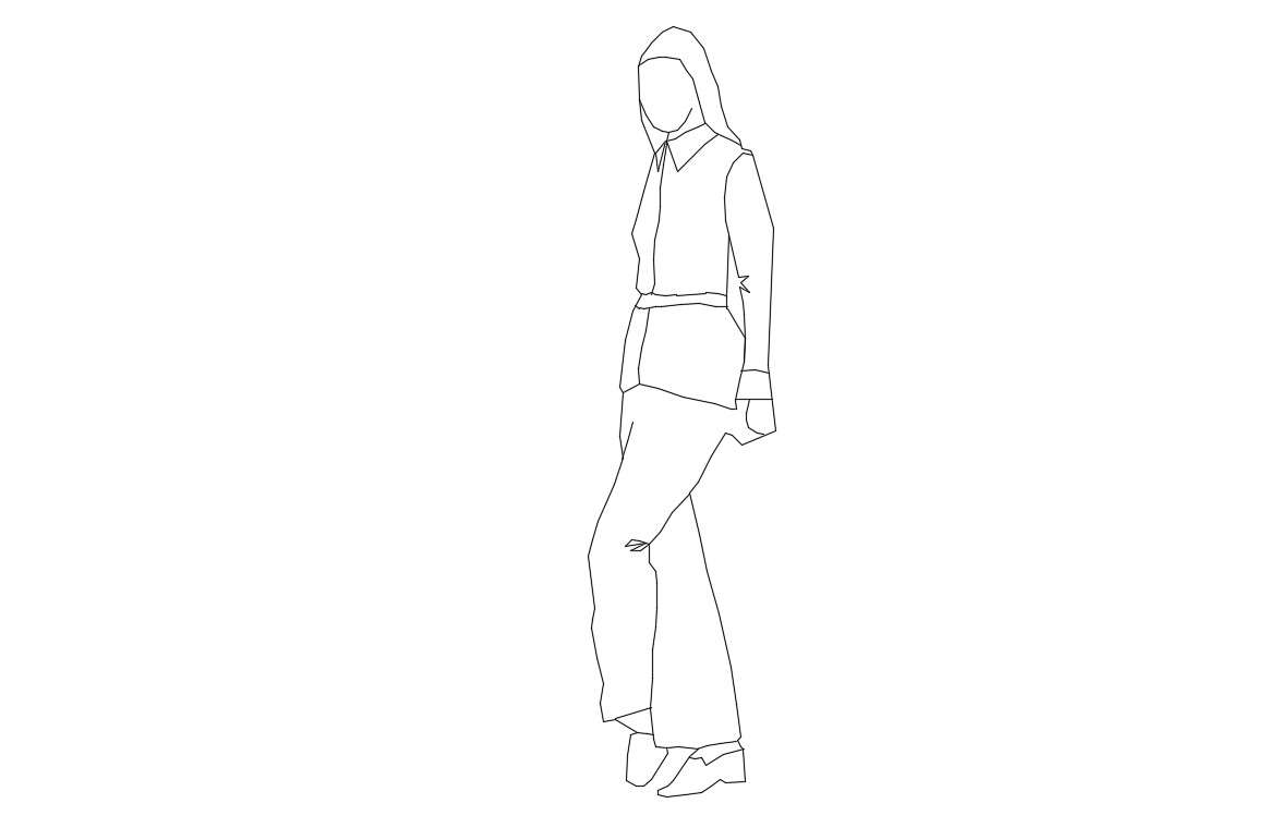 People CAD Block Free download