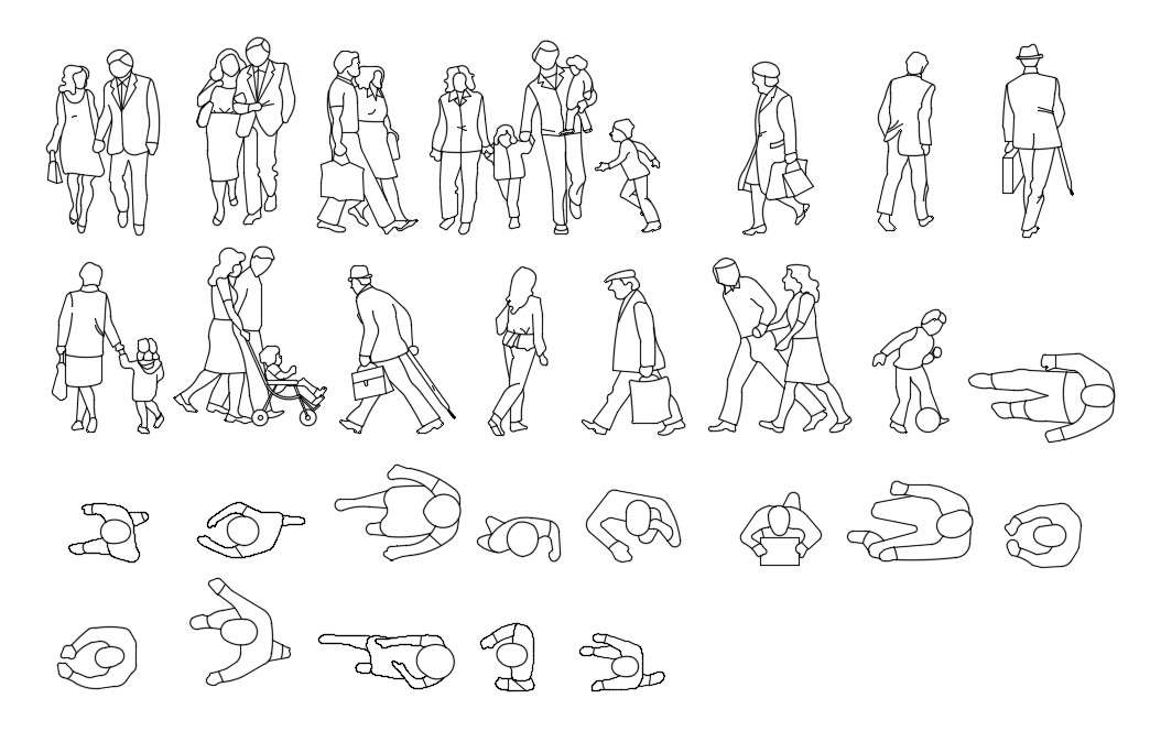 People Design CAD Blocks