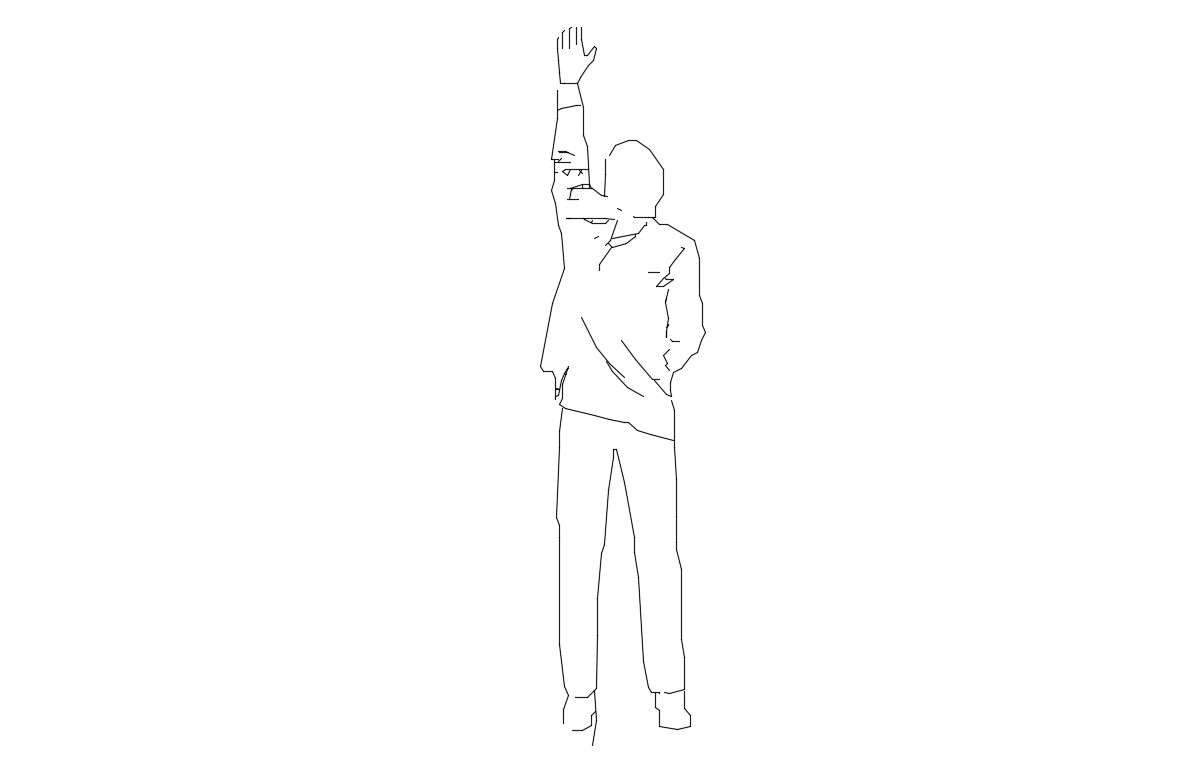 People blocks CAD Drawing download free file