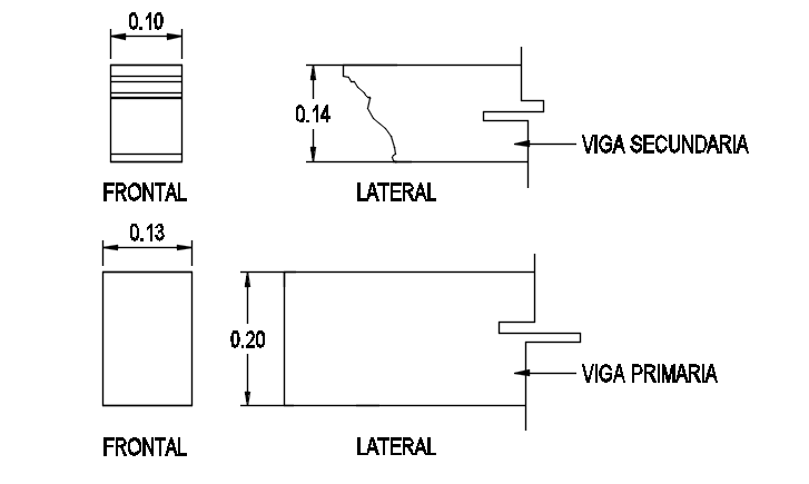 Plan and elevation detail dwg file
