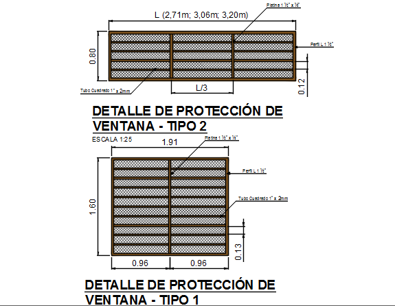 Plan and elevation detail dwg file
