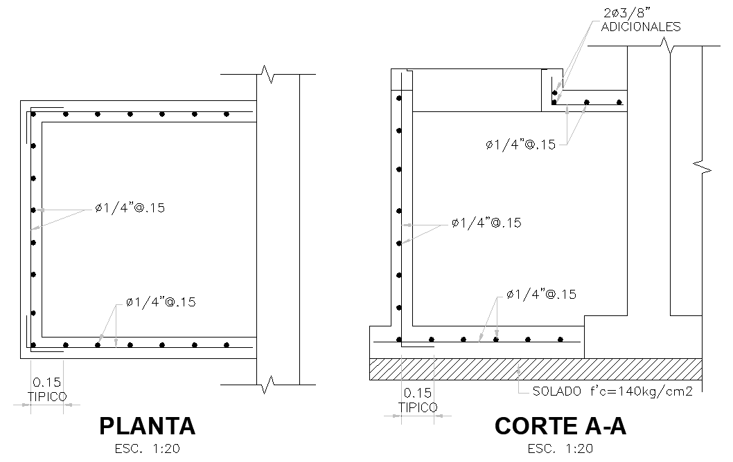 Plan and section valve house autoacd file