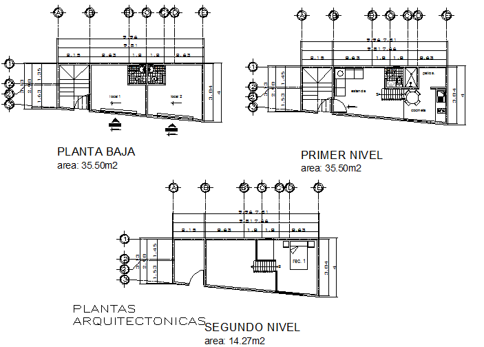 Plan architect detail dwg file