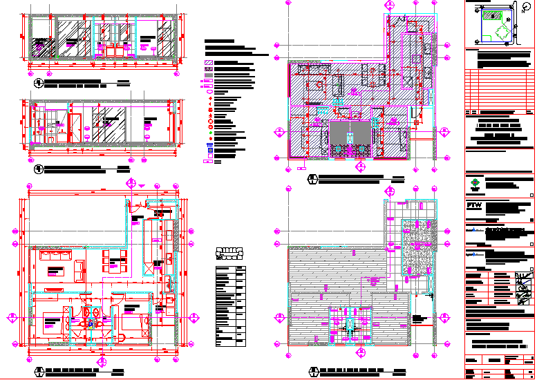 Plan layout of an apartment 