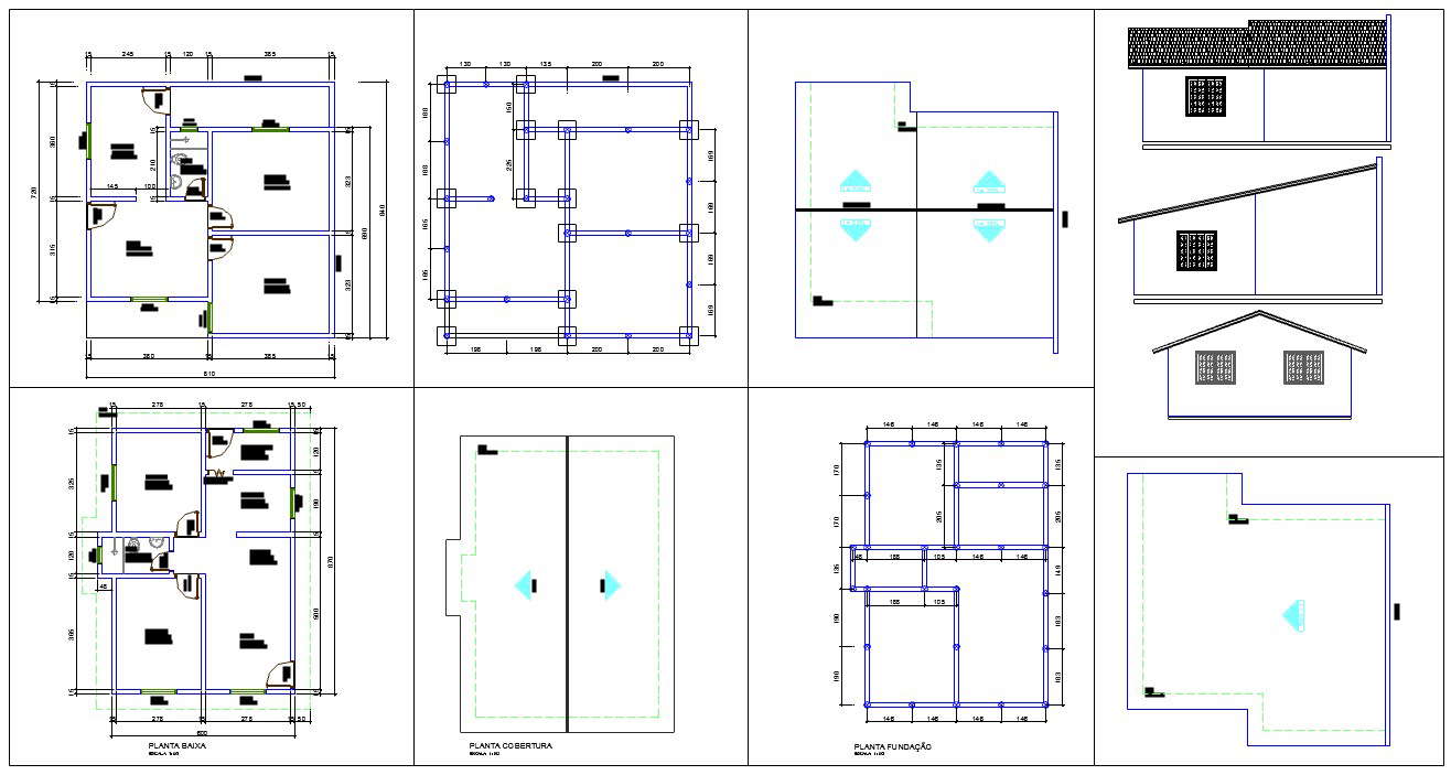 Plan of a building 