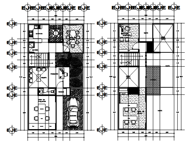Building Design Plan In AutoCAD File
