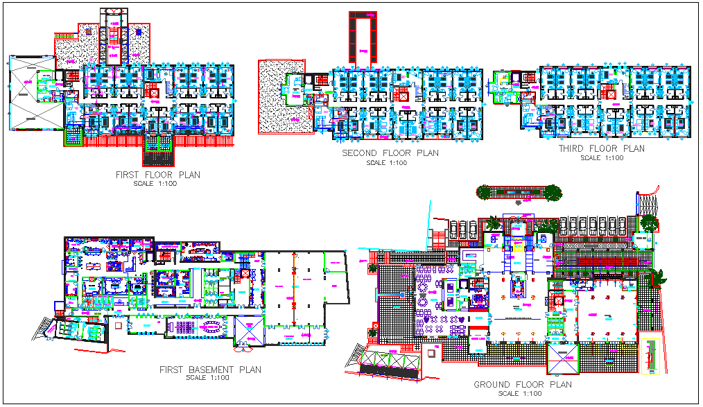 Plan of hotel