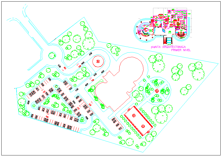 Plan of hotel