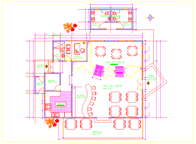 Plan of hotel