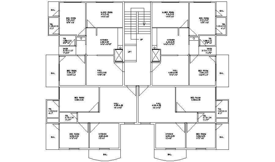 Simple House Plan CAD Drawings
