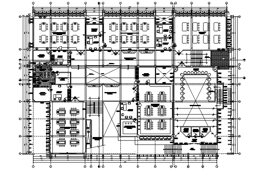 Institute Plan In DWG File