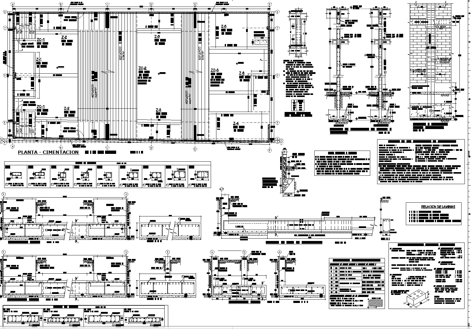 Plan of supermarket project in detail dwg file.