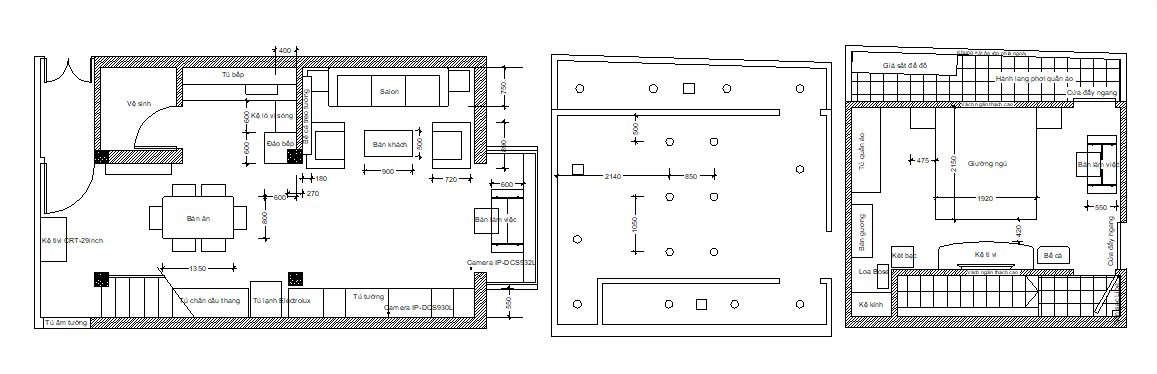 Simple house plans in AutoCAD file