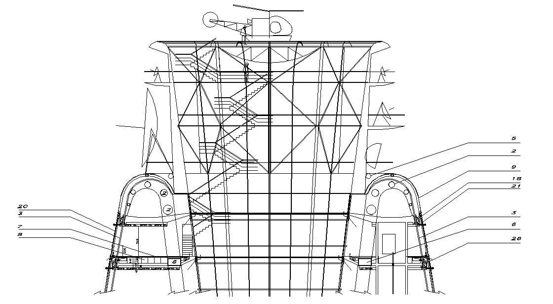 Plane Center Autocad Building Free File 