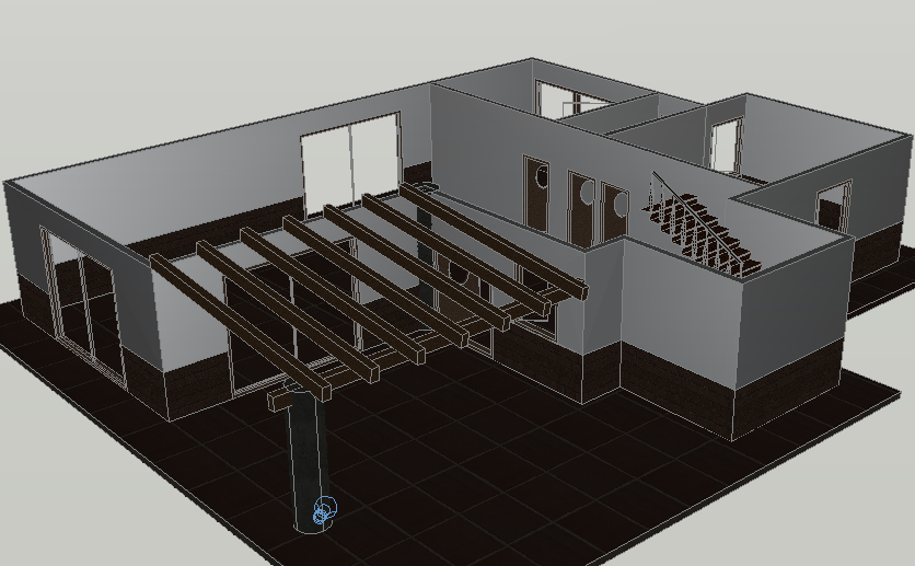 Plane of department in 3 d plan detail dwg file