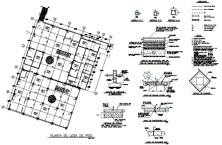 Planning beef packing plants details dwg file