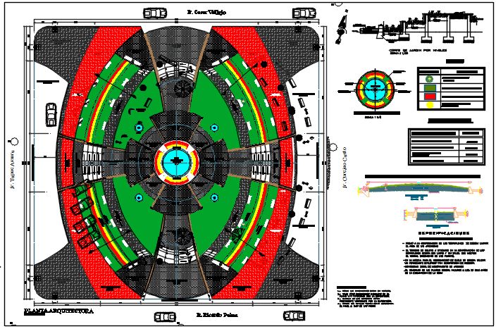 Planning detail dwg file