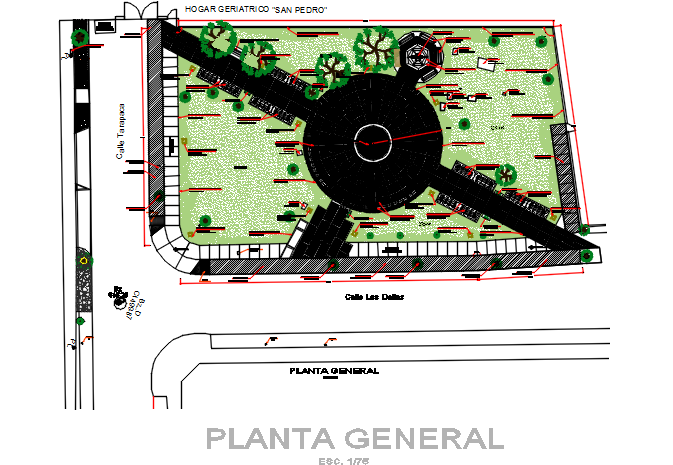 Planning detail dwg file