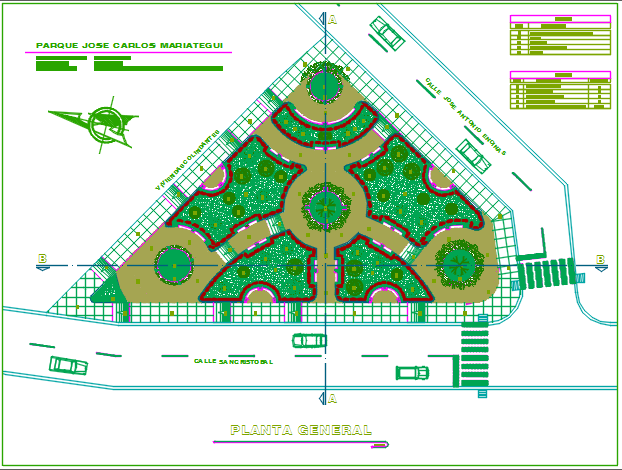 Planning detail dwg file