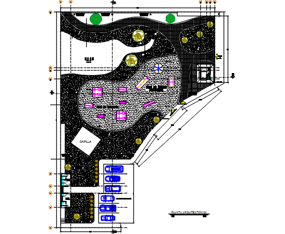 Planning detail of dwg file