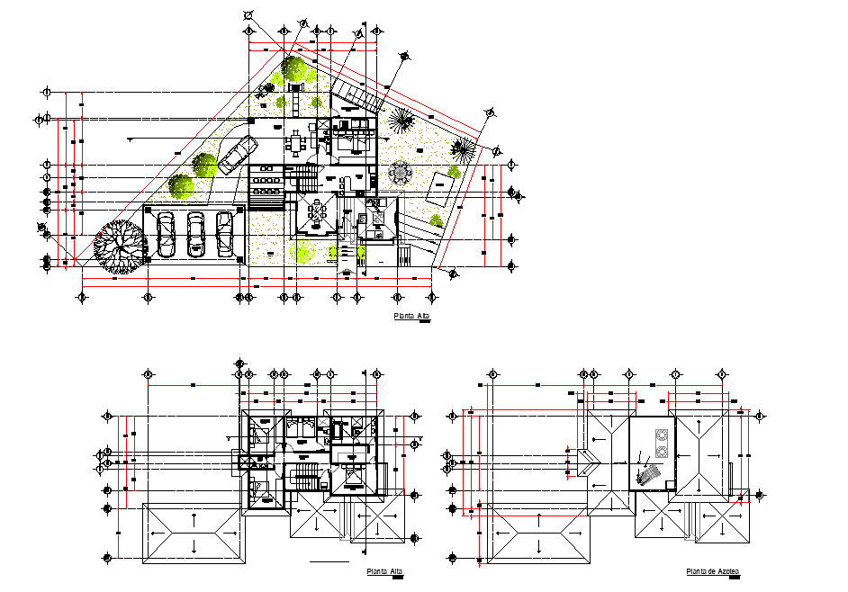 Planning home plan autocad file