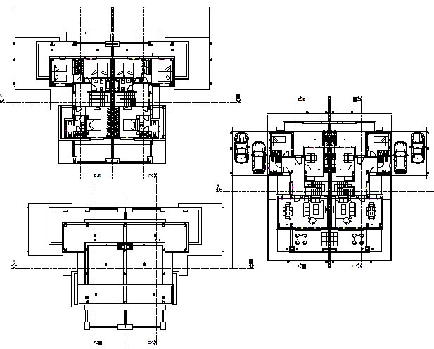 Planning house detail dwg file