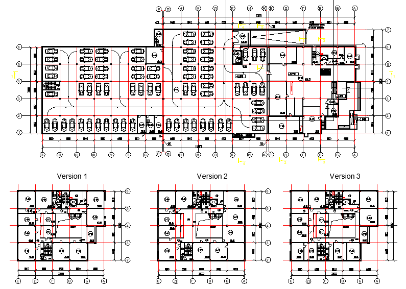 Planning office detail dwg file