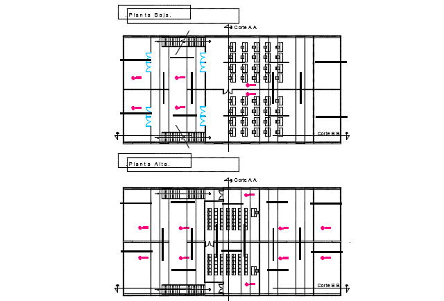Planning school detail dwg file