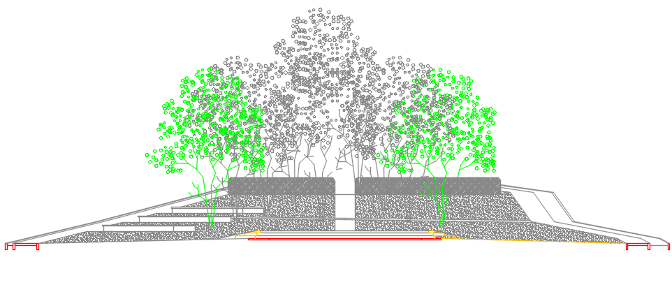 Plant elevation detail dwg file