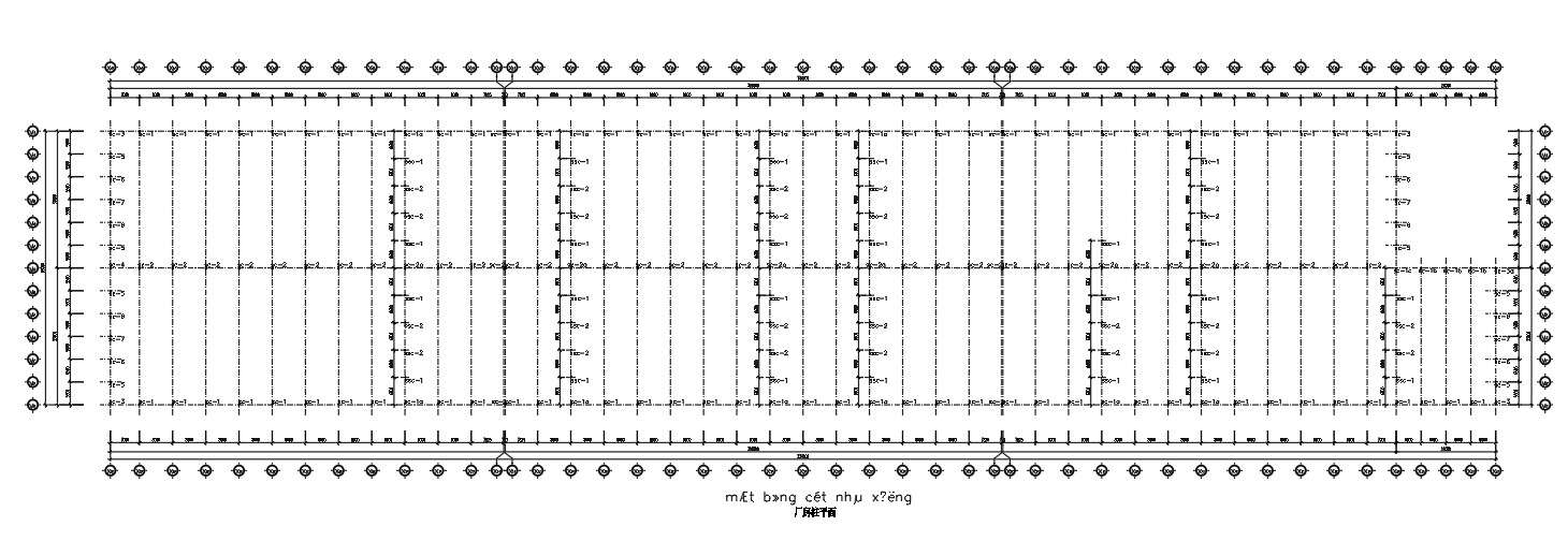 Plant column plane details in AutoCAD, dwg file.