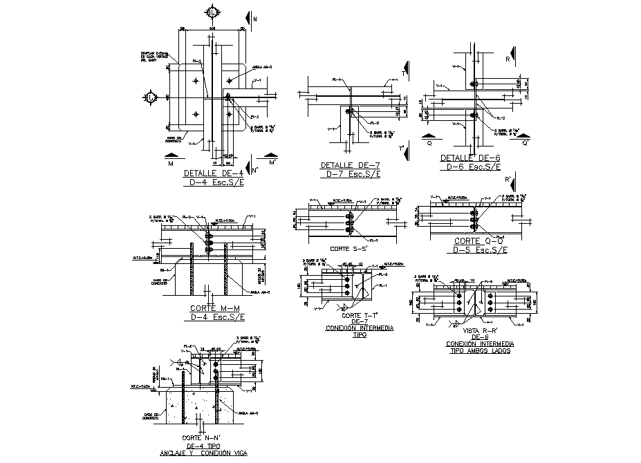 Plat form for phone tower autocad file