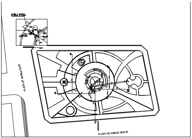Plot area detail dwg file