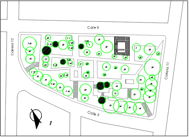 Plot area detail dwg file