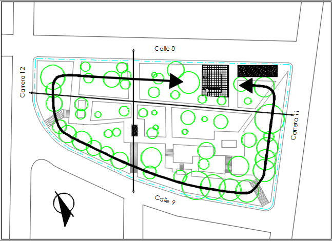 Plot area detail dwg file