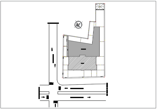 Plot area detail dwg file