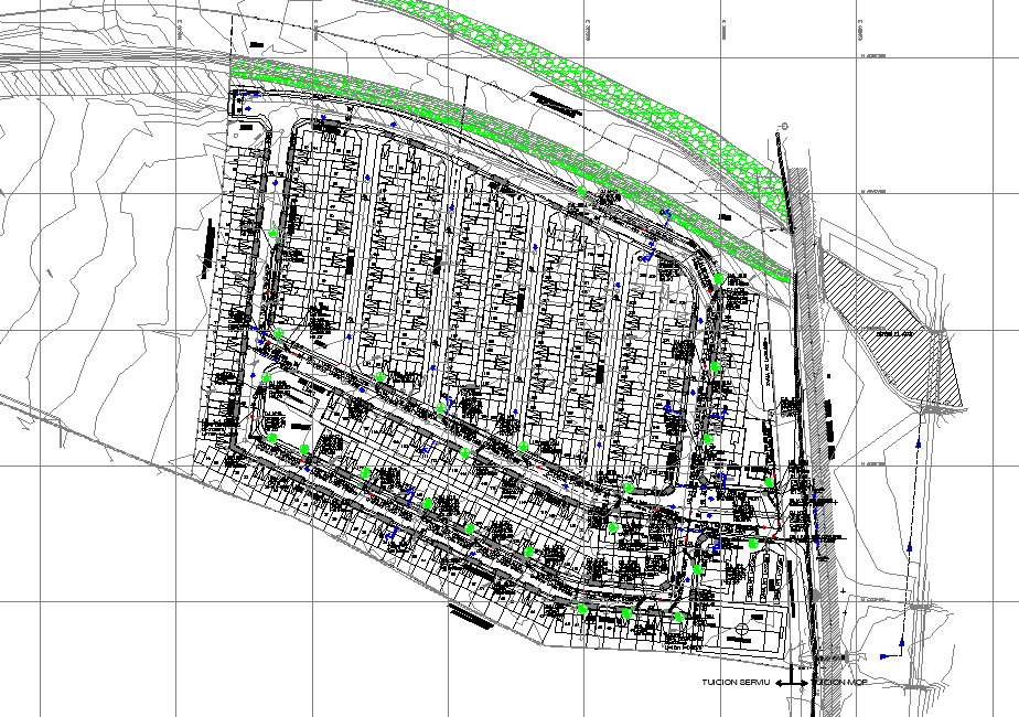 Plot layout block divided dwg file