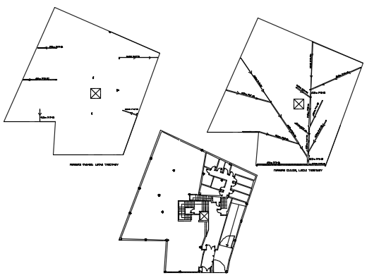 Plot layout plan detail dwg file