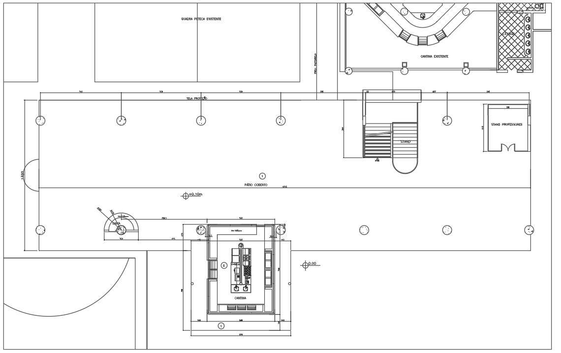 Plot plan detail dwg file