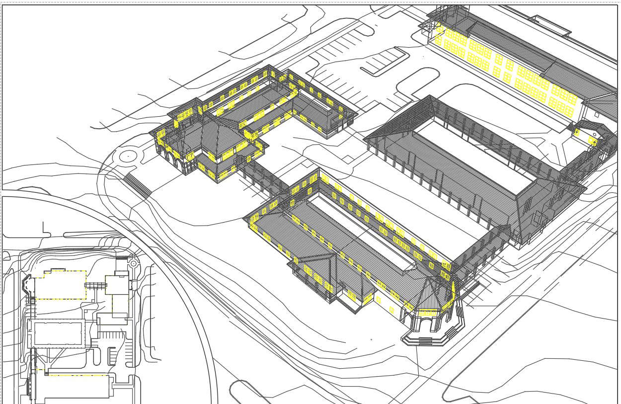 Plot plan detail dwg file