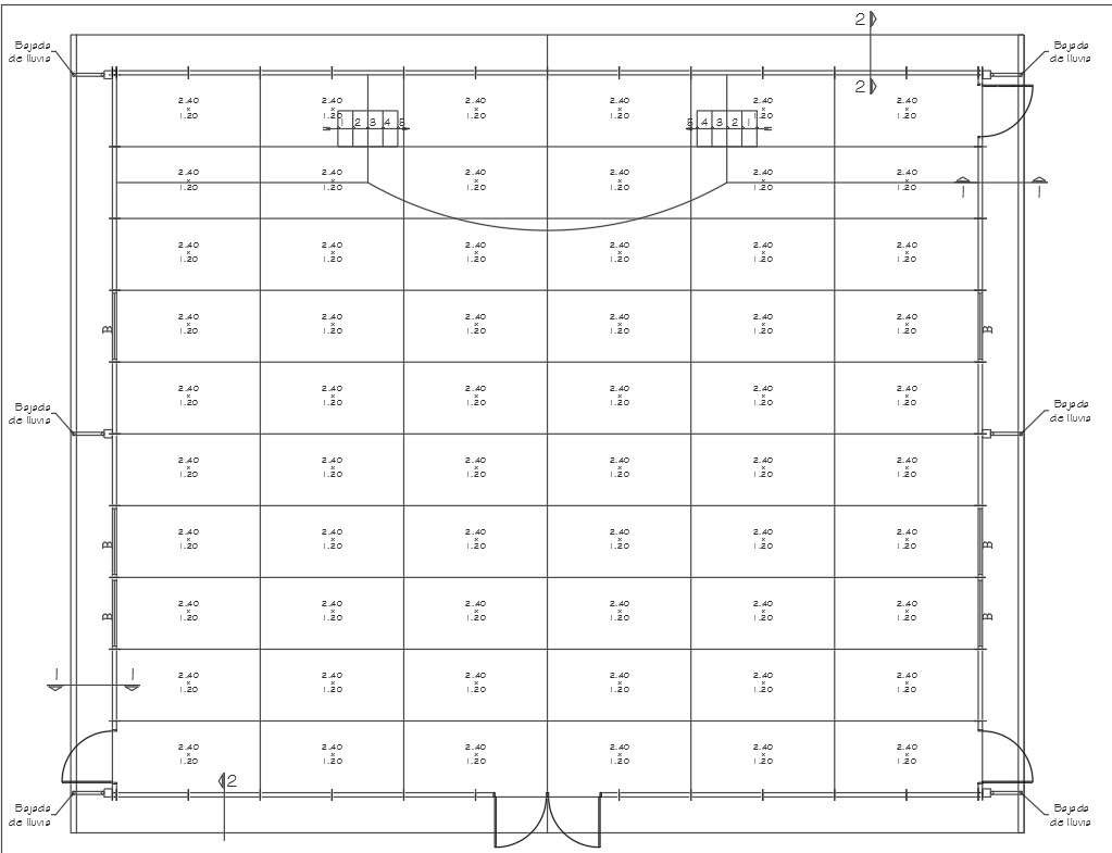 Plot plan detail dwg file