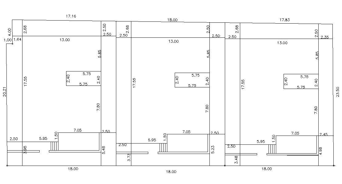 Plot Line Plan Design 2d CAD Drawing