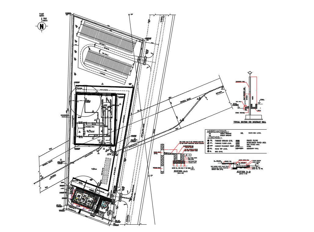 Plot plan of pipeline project 2D autocad dawing. Download the AutoCAD Drawing file. 