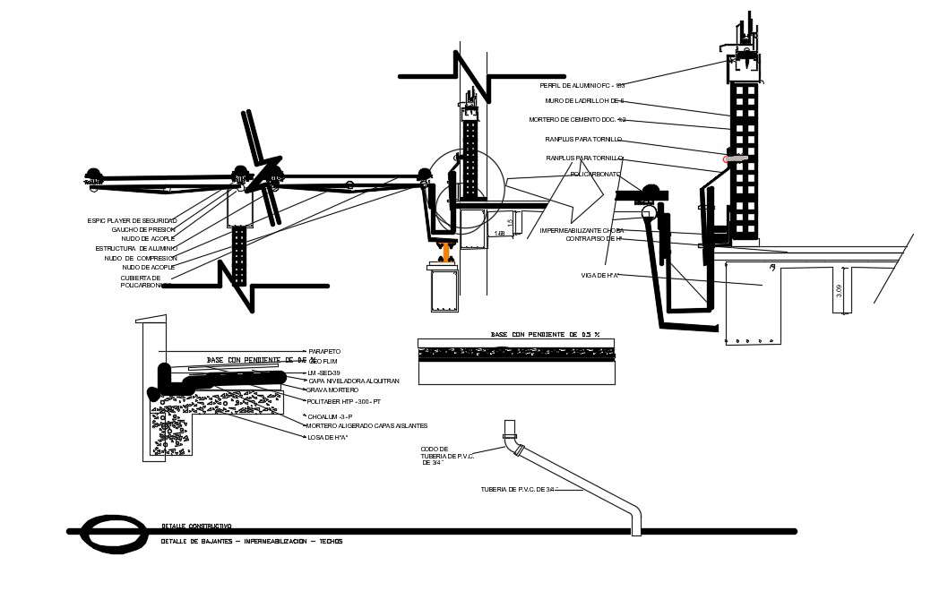 Plumbing Details In CAD Drawings