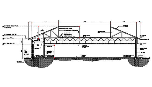 Pool section detail dwg file