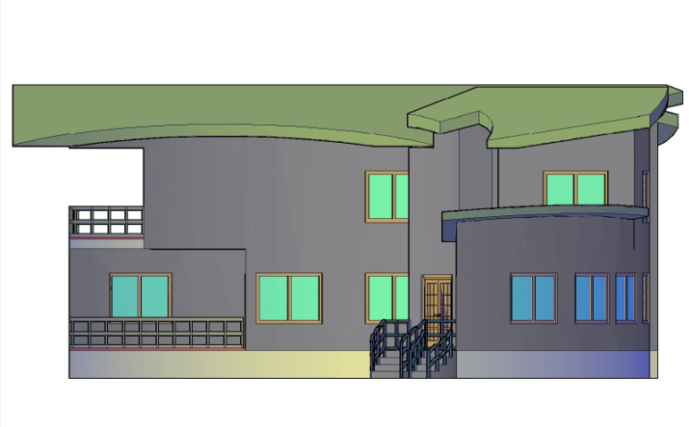 Posh 3d bungalow design