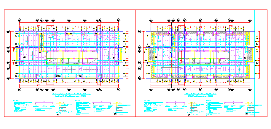 Posttensioning floor -tower B