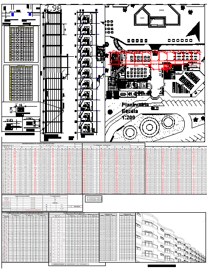Pre dimensioning structure hotel